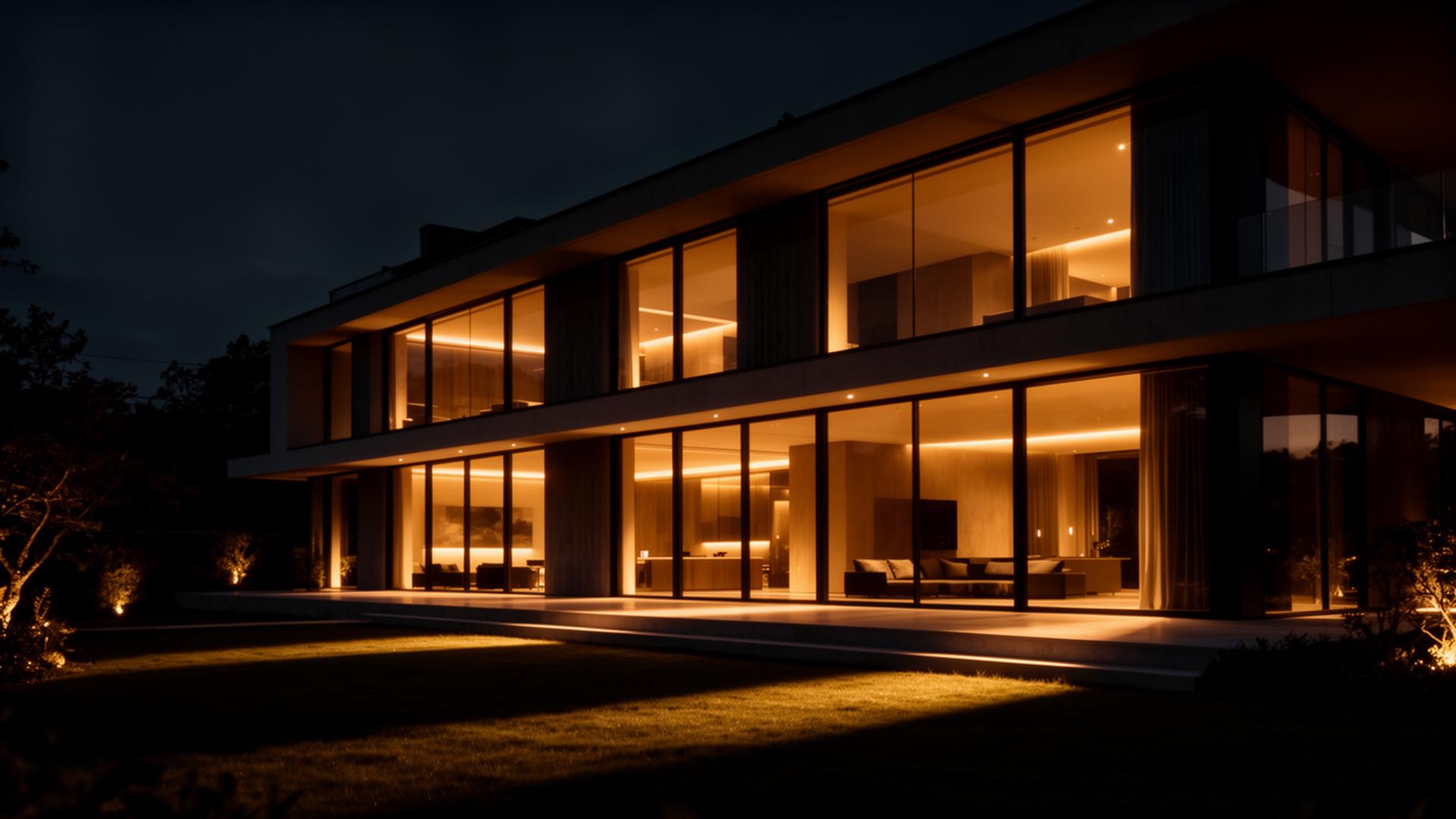 Villa premium FRUL'IMMO au crépuscule